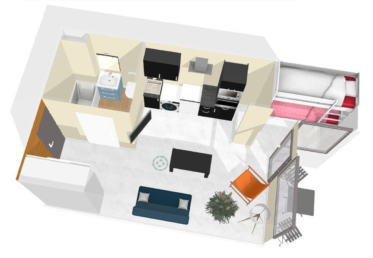 Appartement à Arâches-la-Frasse - Mazots - Séjour aux Carroz