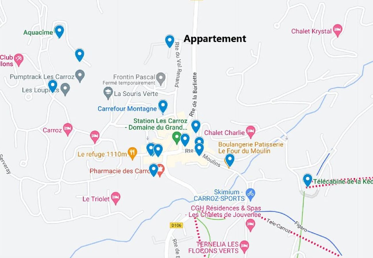 Appartement à Arâches-la-Frasse - Mazots - Séjour aux Carroz