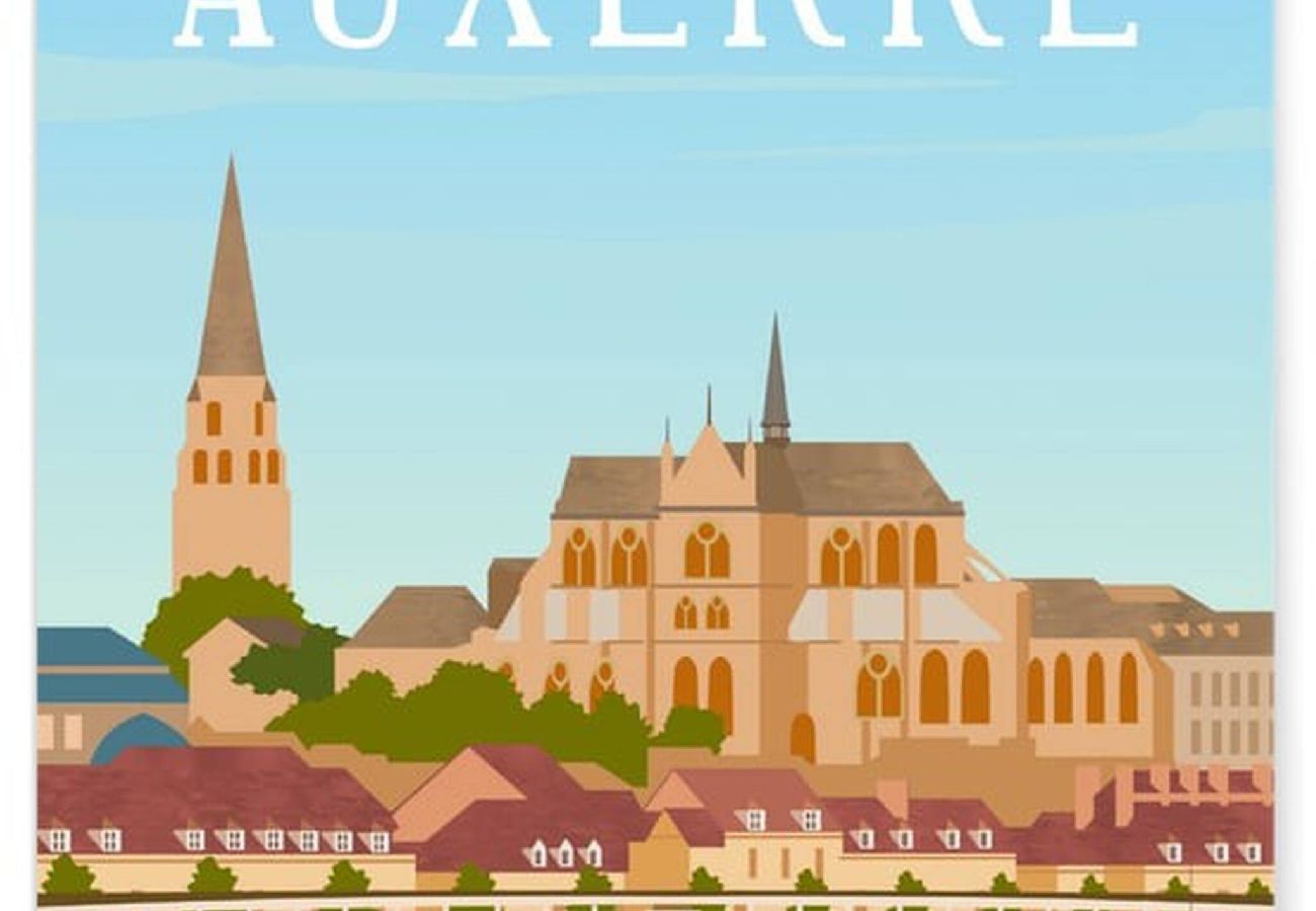 Appartement à Auxerre - L´Atelier des songes - Séjour à Auxerre