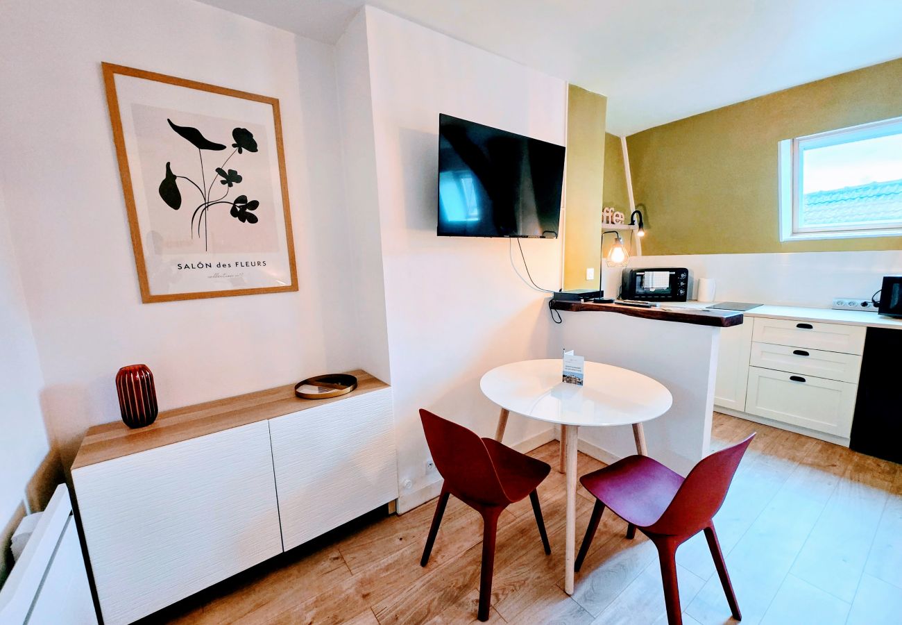 Studio à Auxerre - Grand Studio Vue Toit - Centre Ville Auxerre