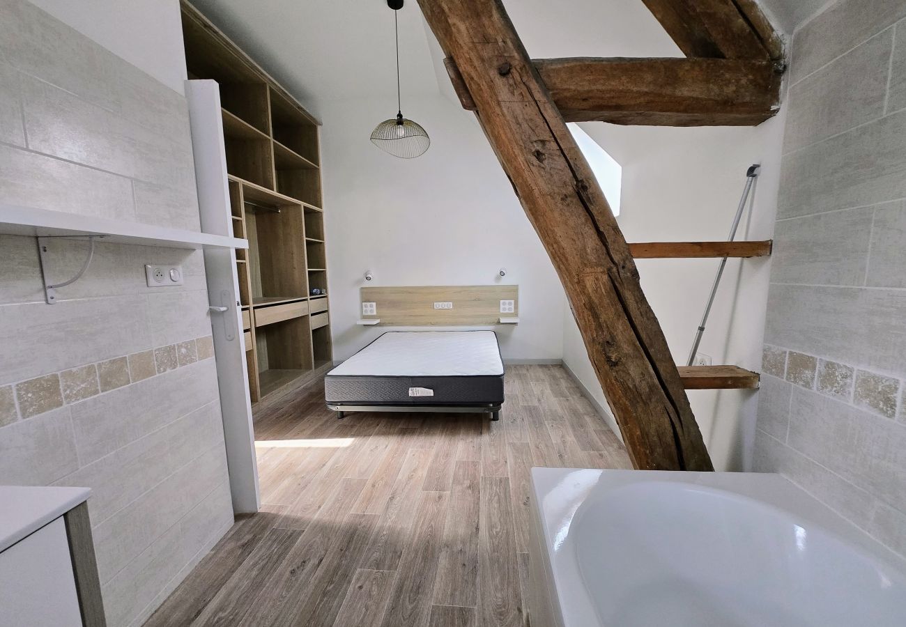 Maison à Auxerre - Maison de ville d'exception | 78m² meublée | Garage 3 voitures